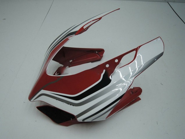 Carenado Moto Ducati Panigale 899 2011-2014 - Blanco Rojo Negro Brillante Asequibles