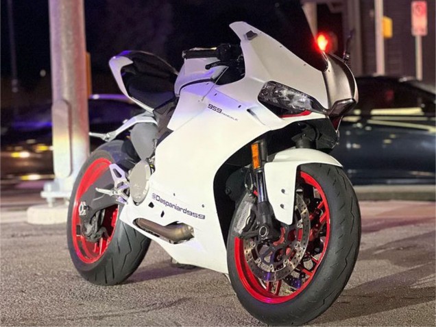 Carenados Moto Ducati 959/1299 2015-2020 - Blanco Púrpura Asequibles