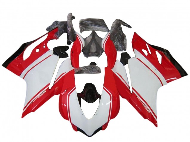 Kits Carenado Moto Ducati 959 2015-2020 - Blanco Rojo Negro Brillante Asequibles
