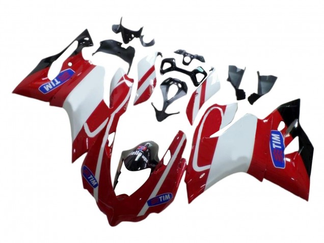 Carenados Moto Ducati 959/1299 2015-2020 - Blanco Rojo Negro Brillante Tim Asequibles
