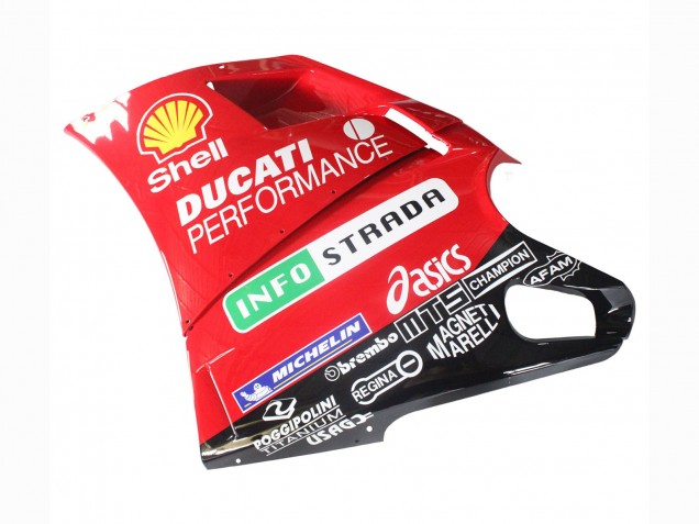 Carenados Moto Ducati 748/916/996/998 1993-2005 - Blanco Rojo Amarillo Verde Negro Brillante Performance Asequibles