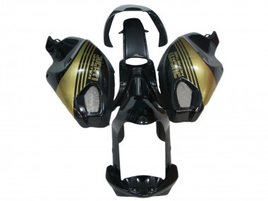 Carenados Moto Ducati Monster 696 796 1100 1100S 2008-2012 - Negro Brillante Oro Asequibles