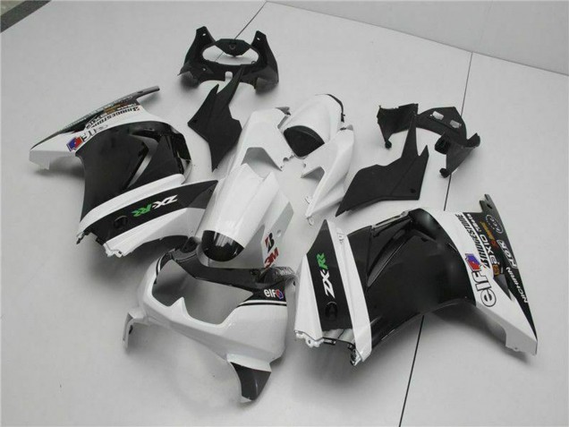 Carenados Moto Kawasaki EX250 2008-2012 - Blanco Negro Verde Asequibles