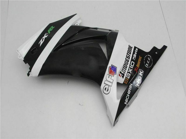 Carenados Moto Kawasaki EX250 2008-2012 - Blanco Negro Verde Asequibles