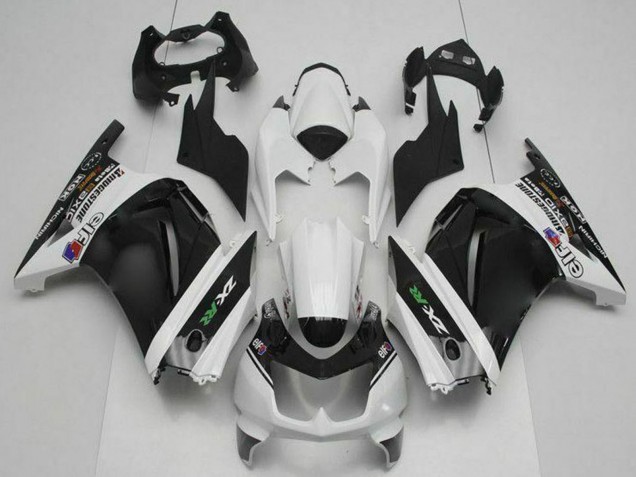 Carenados Moto Kawasaki EX250 2008-2012 - Blanco Negro Verde Asequibles