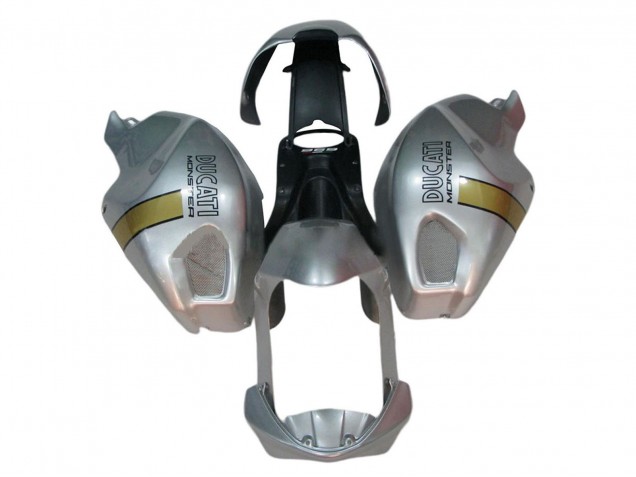 Carenados Moto Ducati Monster 696 796 1100 1100S 2008-2012 - Plata Oro Asequibles
