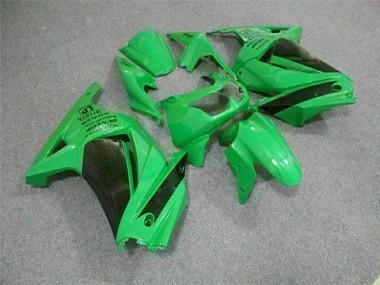 Carenados Moto Kawasaki EX250 2008-2012 - Verde Negro Asequibles