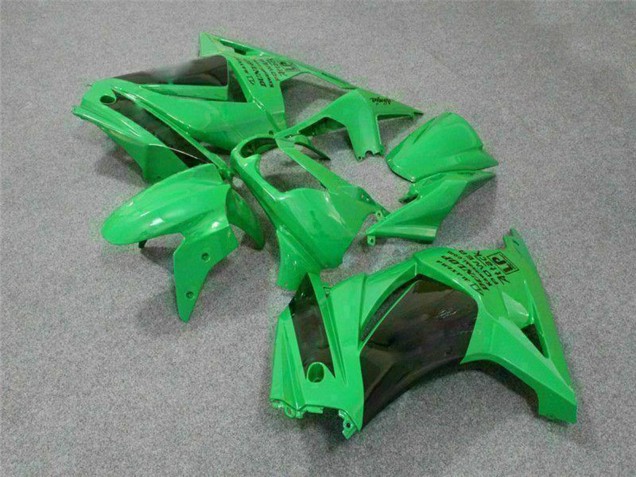 Carenados Moto Kawasaki EX250 2008-2012 - Verde Negro Asequibles