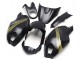 Carenados Moto Ducati Monster 696 796 1100 1100S 2008-2012 - Negro Mate Oro Asequibles