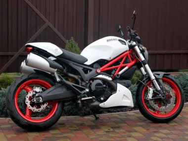 Carenados Moto Ducati Monster 696 796 1100 1100S 2008-2012 - Blanco Asequibles