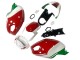 Carenado Moto Ducati Monster 696 796 1100 1100S 2008-2012 - Blanco Rojo Verde Asequibles