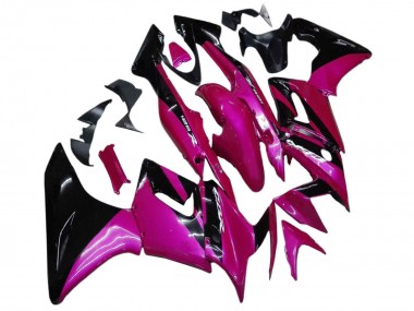 Carenados Moto Honda CBR125R 2002-2006 - Rosa Negro Brillante Asequibles