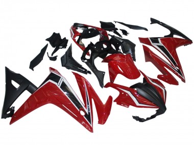 Carenados Moto Honda CBR500R 2016-2018 - Rojo Blanco Negro Mate Asequibles