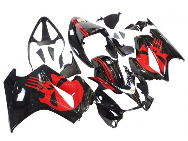 Carenados Moto Honda VFR 800 2002-2013 - Negro Brillante Rojo Asequibles