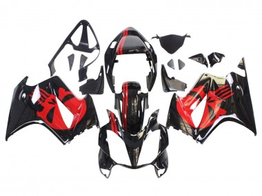Carenados Moto Honda VFR 800 2002-2013 - Negro Brillante Rojo Asequibles