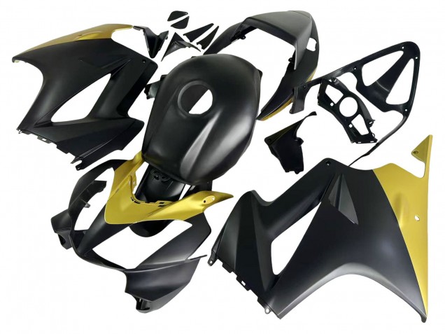 Carenados Moto Honda VFR 800 2002-2013 - Amarillo Negro Mate Asequibles