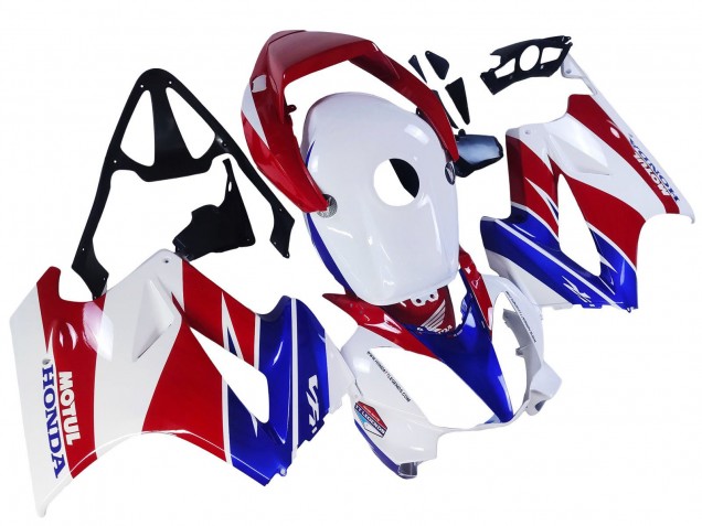 Carenados Moto Honda VFR 800 2002-2013 - Blanco Rojo Azul Motul Asequibles