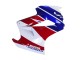 Carenados Moto Honda VFR 800 2002-2013 - Blanco Rojo Azul Motul Asequibles