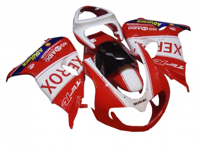 Carenados Moto Suzuki TL1000R 1998-2003 - Blanco Rojo Negro Xerox Asequibles