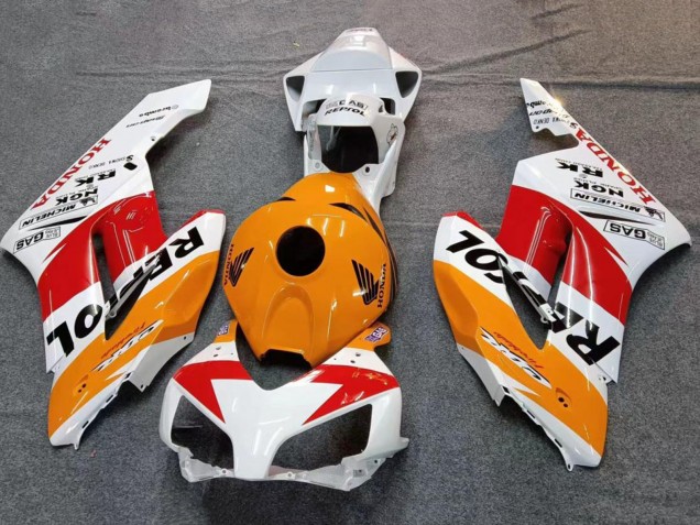 Carenados Moto Honda CBR1000RR 2004-2005 - Blanco Naranja Negro Rojo Repsol Asequibles