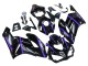 Carenados Moto Honda CBR1000RR 2004-2005 - Negro Brillante Púrpura Raya Asequibles