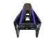 Carenados Moto Honda CBR1000RR 2004-2005 - Negro Brillante Púrpura Raya Asequibles