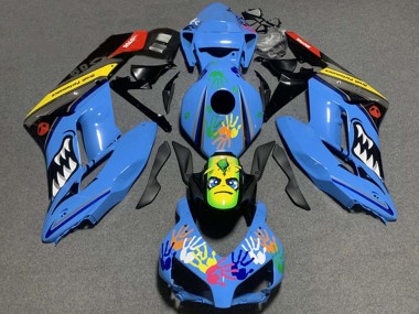 Carenado Moto Honda CBR1000RR 2004-2005 - Azul Amarillo Negro Rojo Tiburón Asequibles