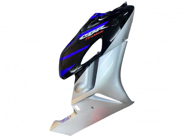 Carenados Moto Honda CBR1000RR 2004-2005 - Plata Azul Negro Brillante Asequibles