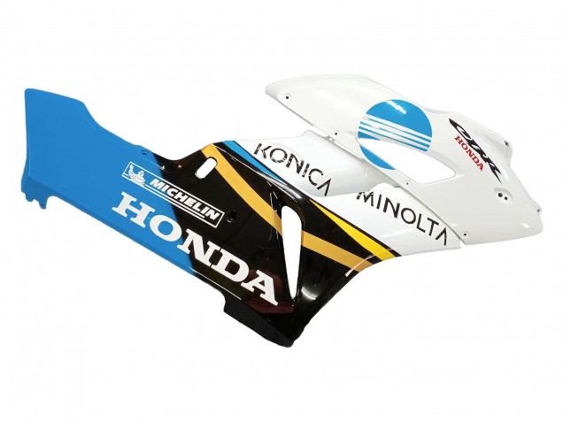 Carenados Moto Honda CBR1000RR 2004-2005 - Blanco Azul Claro Amarillo Negro Konica Minolta Asequibles