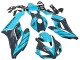 Carenados Moto Honda CBR1000RR 2004-2005 - Azul Claro Negro Brillante Asequibles