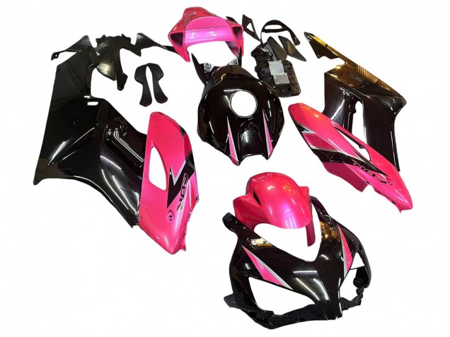 Carenados Moto Honda CBR1000RR 2004-2005 - Rosa Negro Brillante Asequibles