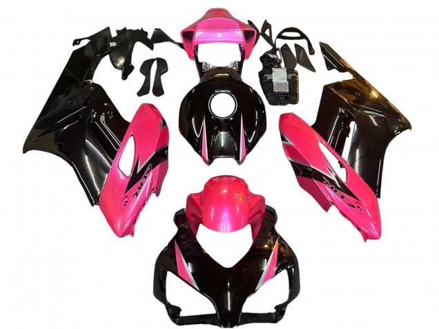Carenados Moto Honda CBR1000RR 2004-2005 - Rosa Negro Brillante Asequibles