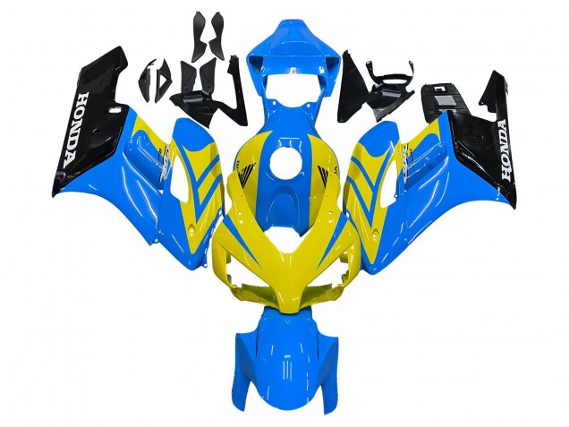 Carenados Moto Honda CBR1000RR 2004-2005 - Azul Amarillo Negro Brillante Asequibles