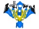Carenados Moto Honda CBR1000RR 2004-2005 - Azul Amarillo Negro Brillante Asequibles