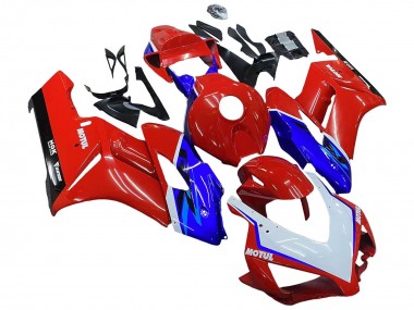 Carenados Moto Honda CBR1000RR 2004-2005 - Rojo Azul Blanco Negro Motul Asequibles