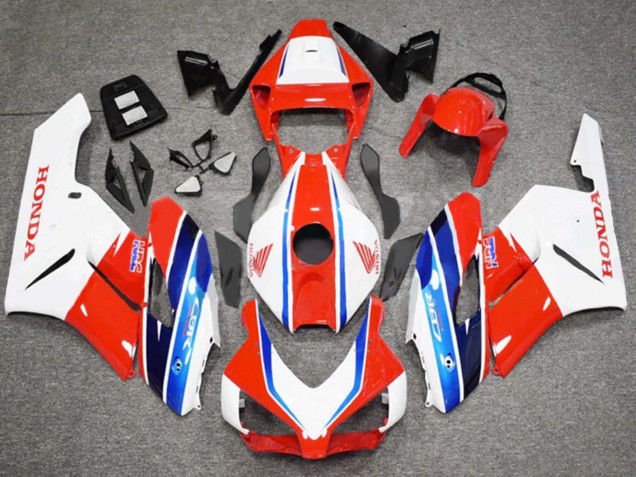 Carenado Moto Honda CBR1000RR 2004-2005 - Blanco Rojo Azul HRC Asequibles