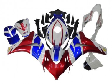 Carenados Moto Honda CBR1000RR 2008-2011 - Blanco Rojo Azul Asequibles