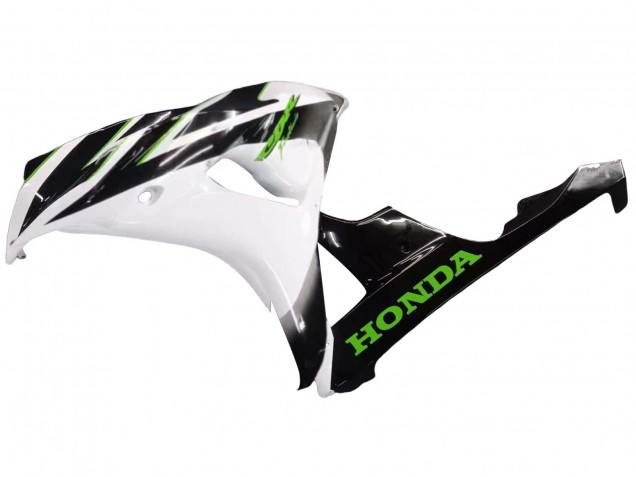 Carenado Moto Honda CBR1000RR 2006-2007 - Blanco Verde Negro Brillante Asequibles