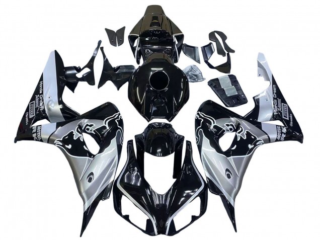 Carenados Moto Honda CBR1000RR 2006-2007 - Plata Negro Brillante Rojo Bull Asequibles
