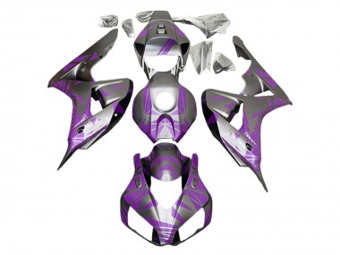 Carenados Moto Honda CBR1000RR 2006-2007 - Plata Púrpura Claro Asequibles