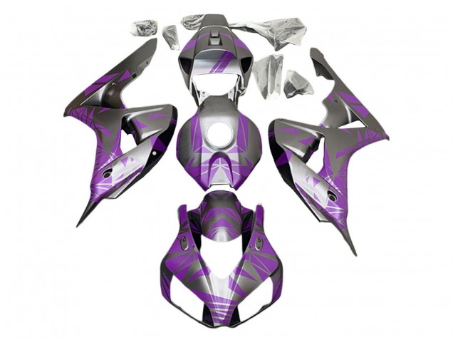 Carenados Moto Honda CBR1000RR 2006-2007 - Plata Púrpura Claro Asequibles