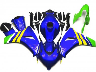 Carenados Moto Honda CBR1000RR 2008-2011 - Azul Amarillo Blanco Verde Asequibles