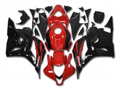 Kits Carenado Moto Honda CBR600RR 2009-2012 - Rojo Negro Brillante Asequibles