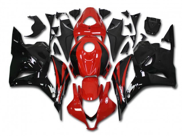 Kits Carenado Moto Honda CBR600RR 2009-2012 - Rojo Negro Brillante Asequibles