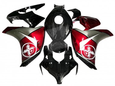 Carenados Moto Honda CBR1000RR 2008-2011 - Gris Rojo Negro Brillante Asequibles