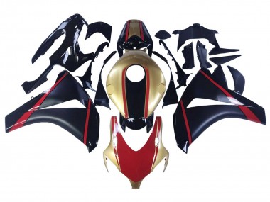 Carenados Moto Honda CBR1000RR 2008-2011 - Oro Rojo Negro Brillante Asequibles