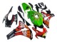 Carenados Moto Honda CBR1000RR 2008-2011 - Verde Naranja Negro Brillante Rossi Michelin 46 Asequibles
