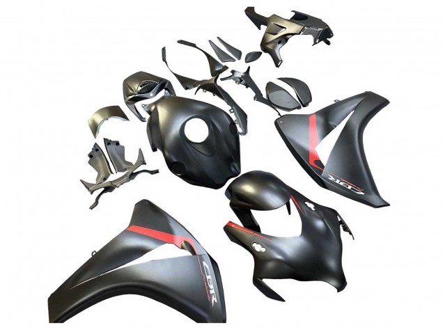 Carenados Moto Honda CBR1000RR 2008-2011 - Negro Mate Rojo Fireblade Asequibles