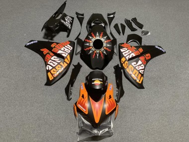 Carenados Moto Honda CBR1000RR 2008-2011 - Negro Mate Naranja Repsol Rossi Asequibles