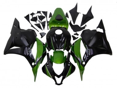 Carenados Moto Honda CBR600RR 2009-2012 - Negro Verde Asequibles